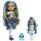 Papusa Rainbow High Littles, Rainbow Fantasy Fairies, Sapphire, 543428EUC
