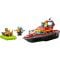 LEGO® City - Barca de salvare a pompierilor (60373)