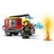 LEGO® City - Remiza si masina de pompieri (60375)