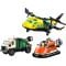 LEGO® City - Avion, autospeciala de service si aeroglisor in versiuni adaptate (60505)