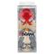 Jucarie de indemanare din lemn, Kendama X, Flippy Big Cups V2, Super Sticky, Gradient Rosu, Alb