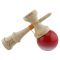 Jucarie de indemanare din lemn, Kendama X, Flippy Big Cups V2, Super Sticky, Gradient Rosu, Alb