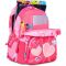 Ghiozdan cu 3 compartimente, Mitama, New Plus, Furry Pink