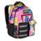 Ghiozdan cu 3 compartimente, Mitama, New Plus, Music Sticker