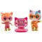 Set de joaca cu 2 figurine si accesorii, Superkitties
