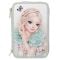 Penar cu trei compartimente echipat, Depesche, TopModel Summer Feeling Broderie