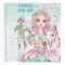 Carte cu stickere, Depesche, TopModel, Dress Me Up, Fantasy