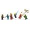 LEGO® Ninjago - Model pentru etalare cu personaje ninja la a 15-a aniversare (71866)