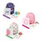 Mini ghiozdanel cu accesorii de papetarie, Glimmer & Glow, 5 piese