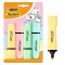 Set 4 evidentiatoare cu varf modular, Bic, Pastel