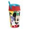 Pahar cu pai si compartiment superior, Stor, Mickey Mouse, 400 ml