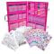Set de colorat in trusa, Barbie, 137 piese