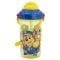 Sticla din plastic cu pai, Paw Patrol, 465 ml