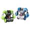 Set 2 roboti cu telecomanda, Silverlit, Robo Kombat, Tornado 360 Punch, Verde-Albastru