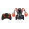 Set 2 roboti cu telecomanda, Silverlit, Robo Kombat, Tornado 360 Punch, Portocaliu-Rosu