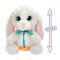 Jucarie de plus interactiva, Baby Paws, Iepuras, 24 cm