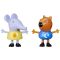 Set 2 figurine Peppa Pig, Emily Elephant si Freddy Fox, F7653