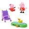 Set de joaca cu figurine, Peppa Pig, Peppa si Evi in parc, G0528