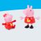Set de joaca cu figurine, Peppa Pig, Peppa si Evi in parc, G0528