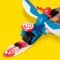 Set de joaca cu figurina, Play-Doh, Marvel, Captain America si Moto Slicer, G0555