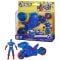 Figurina cu motocicleta si scut, Marvel Avengers, Captain America, 10 cm, G0889