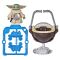 Figurina cu accesorii, Star Wars, ActionVerse, Grogu, G2866
