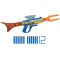 Blaster cu 12 sageti din spuma, Nerf, The Mandalorian and Grogu, G3237