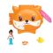 Mini gentuta in forma de animalut cu accesorii, Polly Pocket, Fox, HRD39