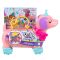 Set de joaca cu 2 papusi si 26 accesorii, Polly Pocket, Pinata Pappy Party, HKV52
