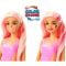 Papusa cu accesorii Barbie, Color Pop Reveal Fruit, Capsuna si Lamaie, 8 surprize, HNW41