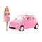 Papusa cu masinuta, Barbie in masina, Fiat 500, HRG59