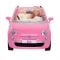 Papusa cu masinuta, Barbie in masina, Fiat 500, HRG59
