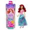Papusa cu accesorii surpriza, Disney Princess, Spin And Reveal, Ariel, HTV88