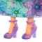 Papusa cu accesorii surpriza, Disney Princess, Spin And Reveal, Ariel, HTV88