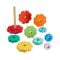 Jucarie bebelusi, Fisher Price, Turn cu inele din lemn, HXT77