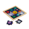 Mini puzzle din lemn, Fisher Price, Cosmos, 9 piese, HXV16