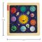 Mini puzzle din lemn, Fisher Price, Cosmos, 9 piese, HXV16