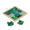 Mini puzzle din lemn, Fisher Price, Insecte, HXV19