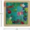 Mini puzzle din lemn, Fisher Price, Insecte, HXV19