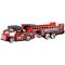 Set camion cu remorca, Hot Wheels, Track Fleet, Haulin Class, JCM68