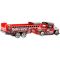 Set camion cu remorca, Hot Wheels, Track Fleet, Haulin Class, JCM68