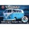 Set de constructie, Airfix Quickbuild, Vw Camper Van Blue, 52 piese