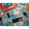Set de constructie, Airfix Quickbuild, Vw Camper Van Blue, 52 piese