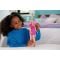 Papusa Barbie cu par lung si accesorii, Fun Fancy Hair, JDC85