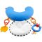 Perna cu jucarii senzoriale, Fisher Price, Tummy Wedge, JHB44