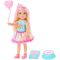 Set de joaca cu papusa Barbie, Family&Friends, Club Chelsea Birthday, JJB37