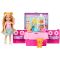 Set de joaca cu papusa Barbie, Family&Friends, Club Chelsea, Tea Party Picnic, JJB40
