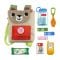 Set jucarii in rucsac, Fisher Price, Friendship Forest Busy Bear, JLB86