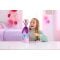 Papusa cu accesorii surpriza, Barbie, Petal Pop, Mov, JMF58