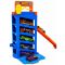 Set de joaca cu 2 masini, Hot Wheels, Mini Garage Speed&Go Garage, JMJ53